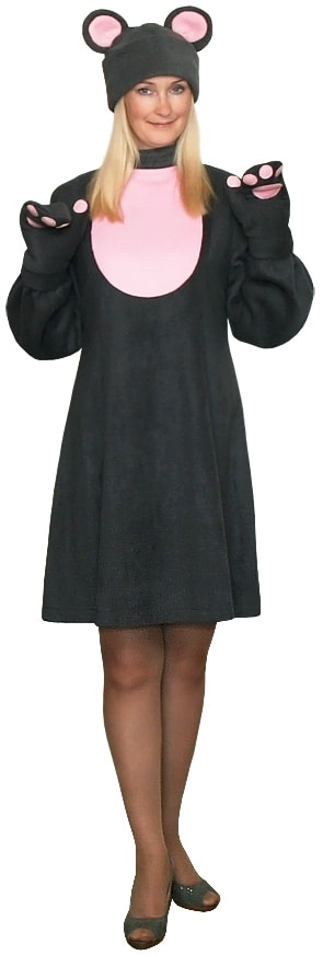 фото Карнавальный костюм женский веселые елки ve293 серый 40-42 ru