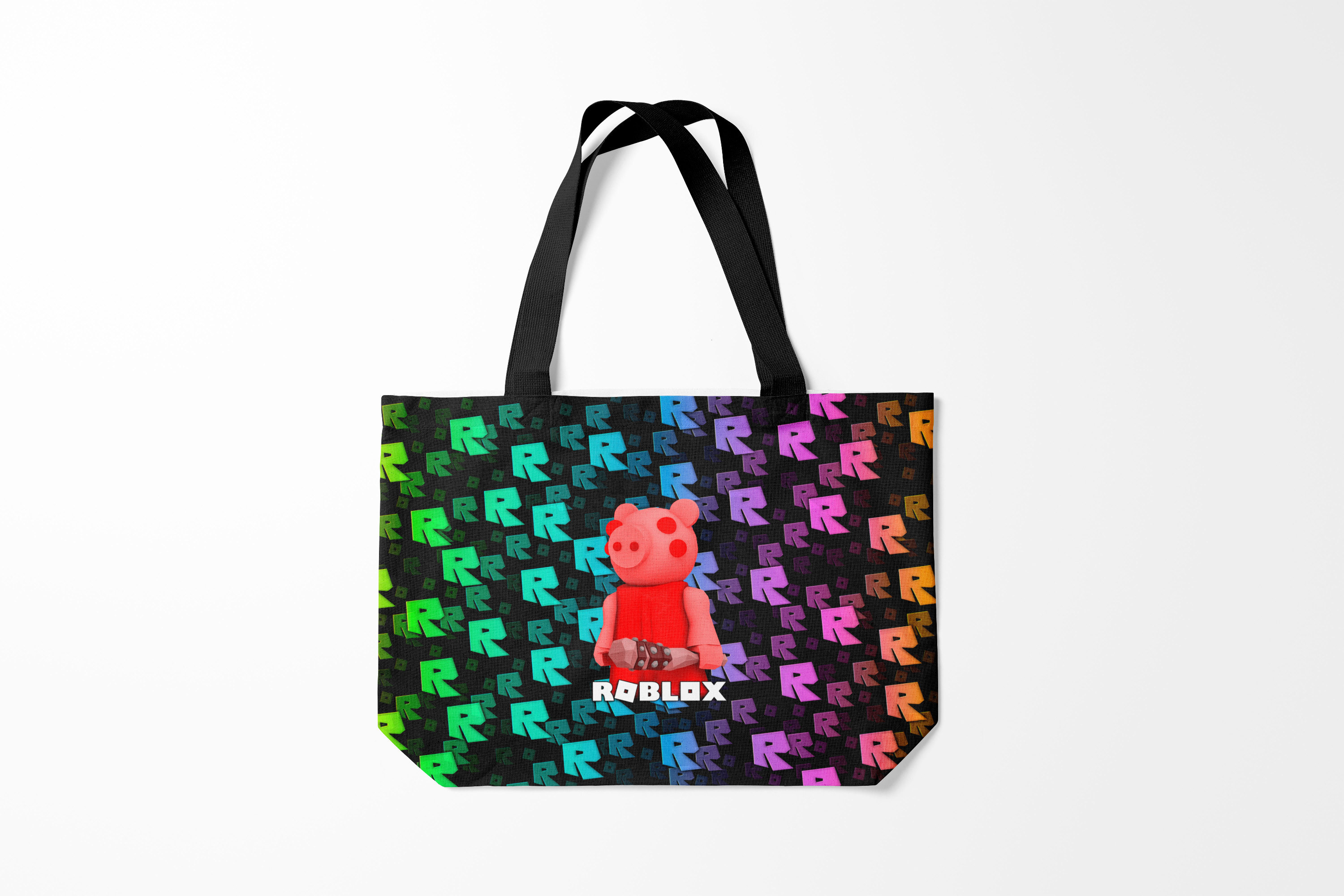 

Сумка шoппер унисекс Burnettie Roblox PIGGY СВИНКА ПИГГИ, черный, Roblox PIGGY СВИНКА ПИГГИ