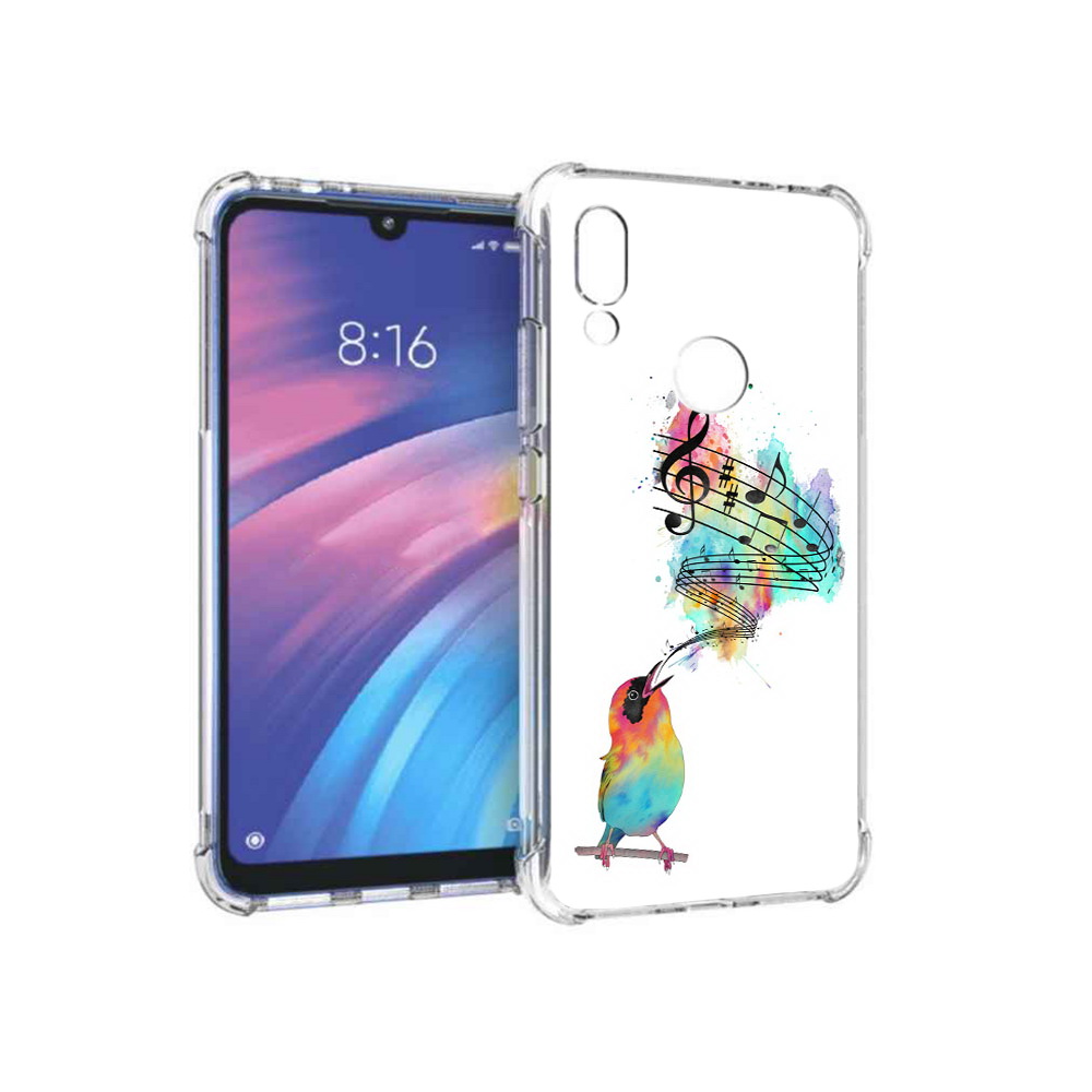 

Чехол MyPads Tocco для Xiaomi Redmi Y3 певчая птичка, Прозрачный, Tocco