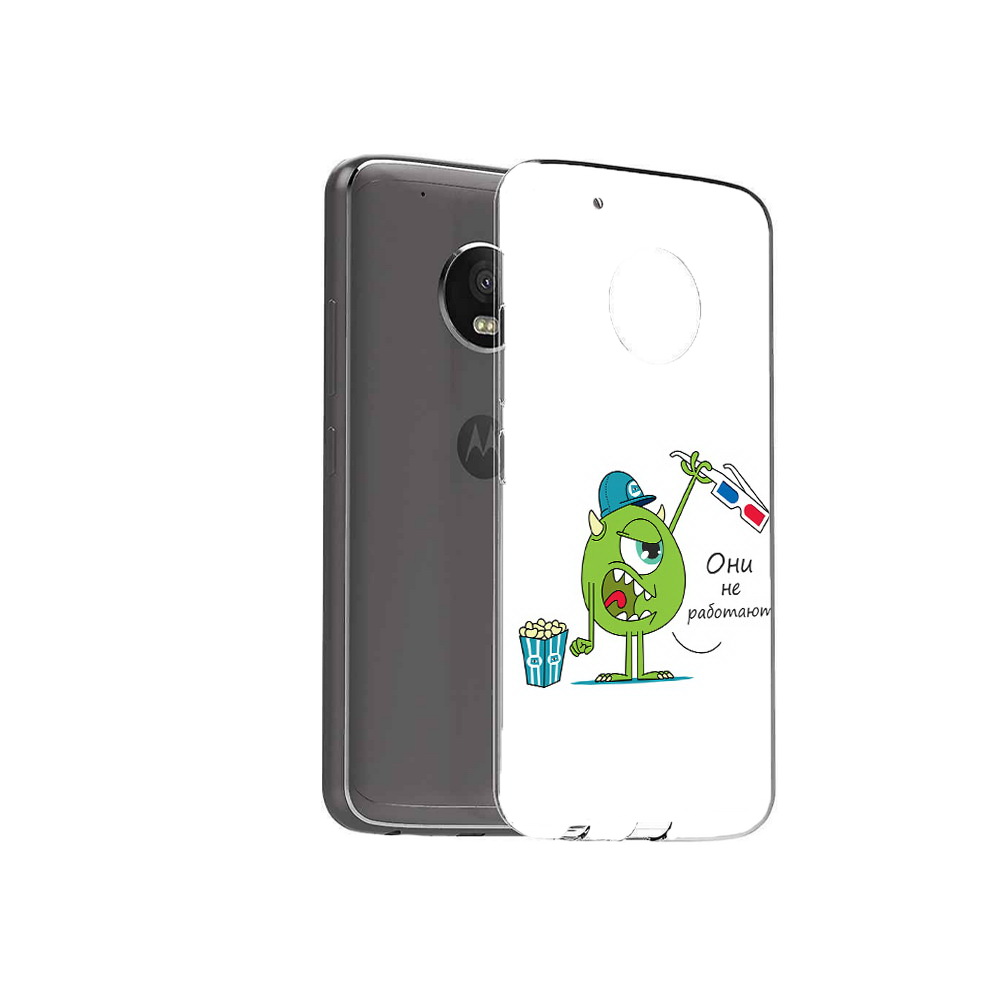 

Чехол MyPads Tocco для Motorola Moto G5 Plus Очки не работают (PT67401.338.129), Прозрачный, Tocco