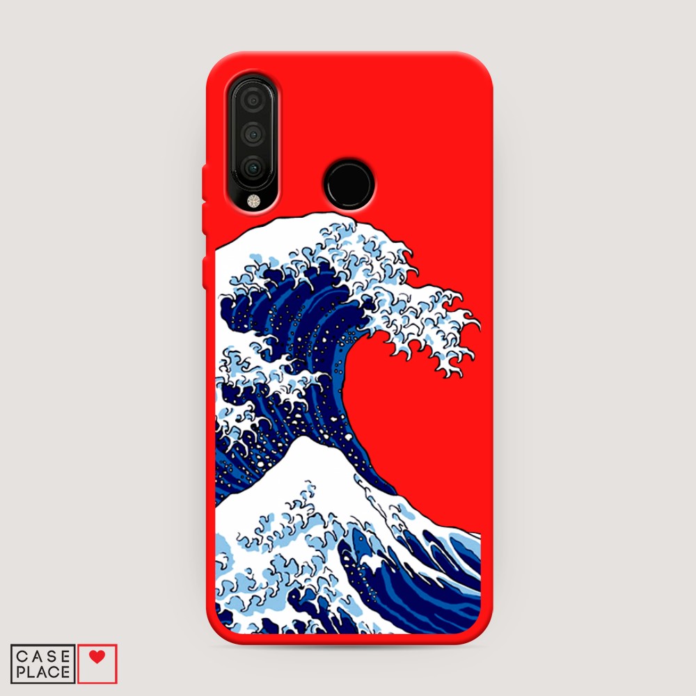 

Чехол Awog на Huawei P30 Lite/Honor 20S/20 Lite 2020 "Волна в Канагаве"