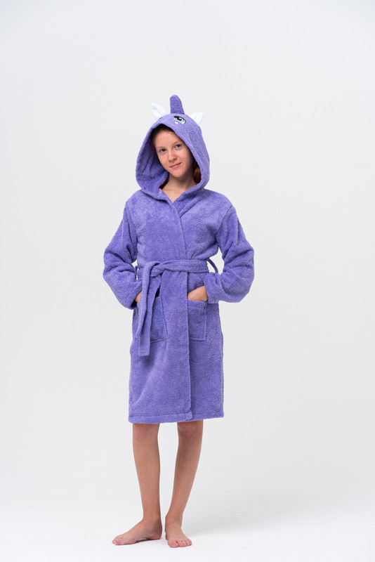 

Халат детский Winkiki WH107 цв. сиреневый р. 128, WH107