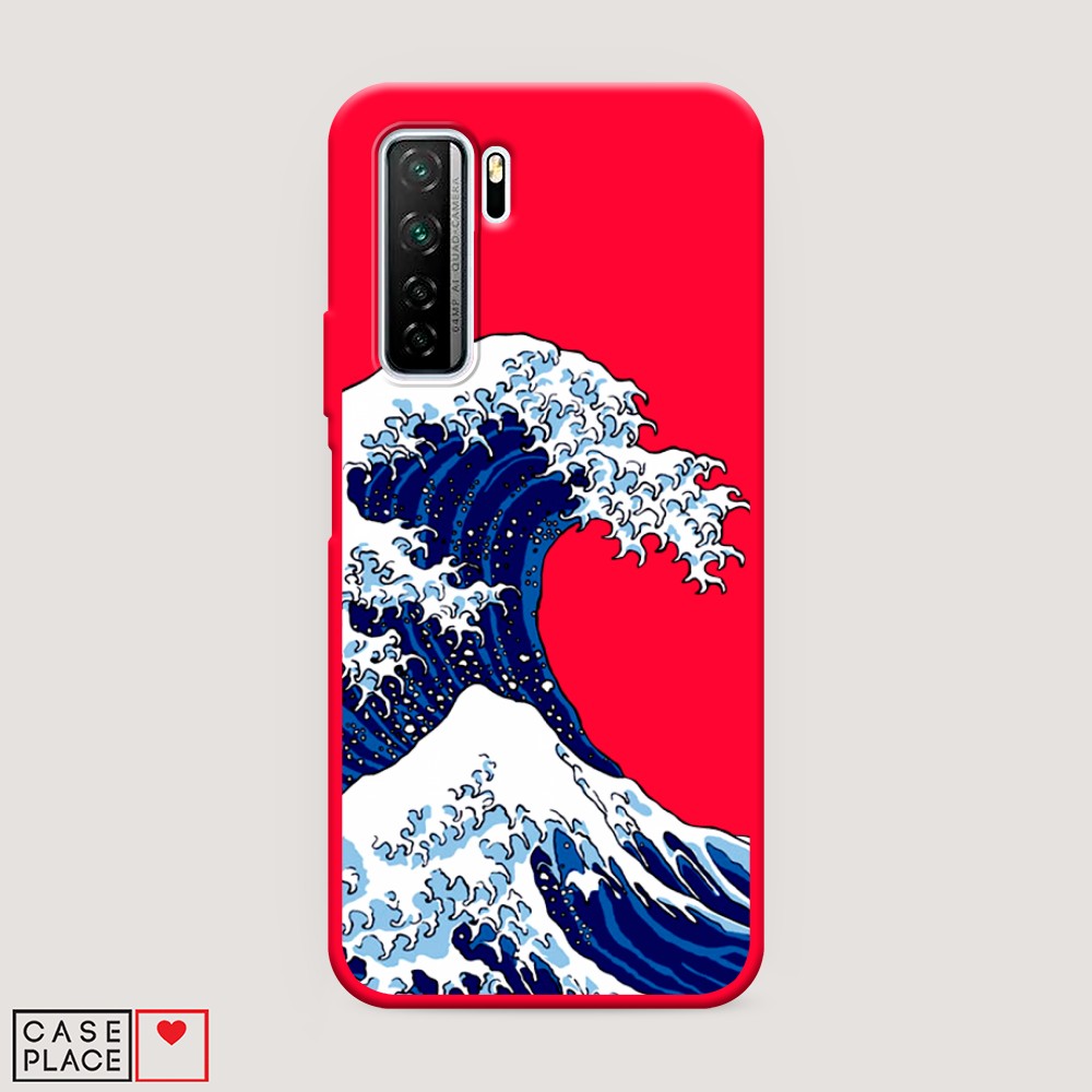 

Чехол Awog на Honor 30S Global/Huawei P40 Lite 5G/Nova 7 SE "Волна в Канагаве"