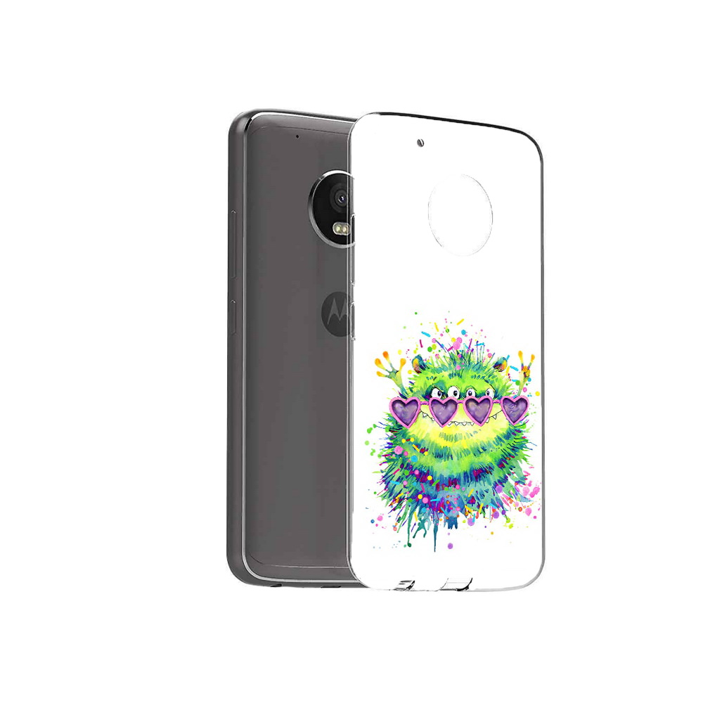

Чехол MyPads Tocco для Motorola Moto G5 Plus Пушистый персонаж (PT67401.338.142), Прозрачный, Tocco