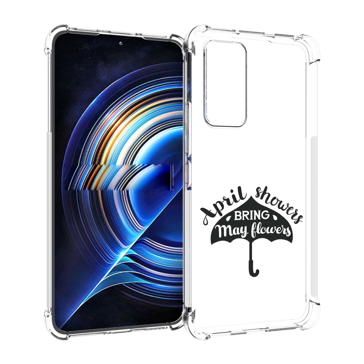 

Чехол MyPads Зонтик для Tecno Camon 19 Neo, Прозрачный, Tocco