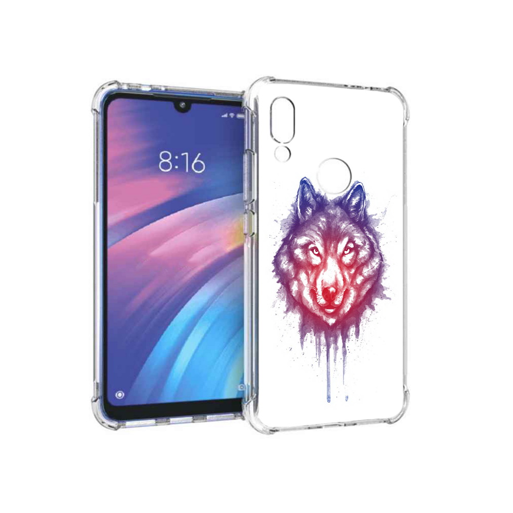 Чехол MyPads Tocco для Xiaomi Redmi Y3 пушистый волк
