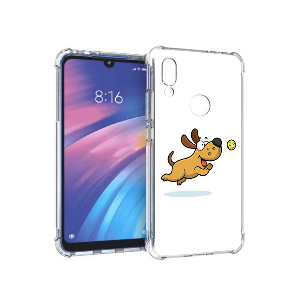 

Чехол MyPads Tocco для Xiaomi Redmi Y3 пёсик, Прозрачный, Tocco
