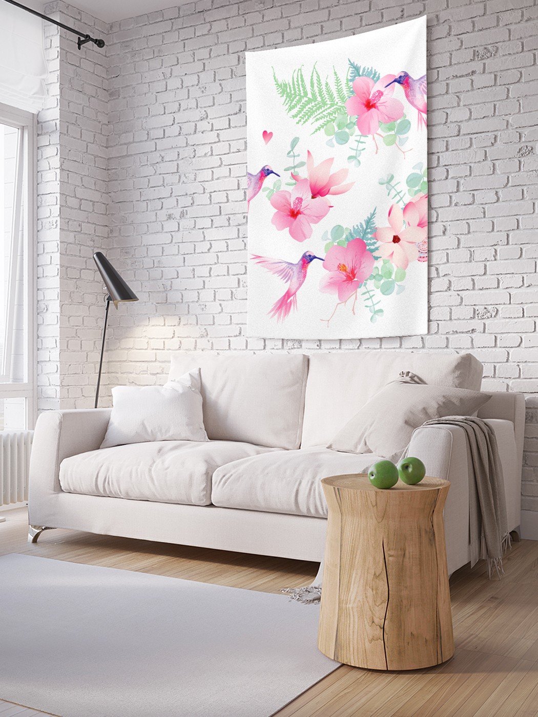 

Вертикальное фотопанно на стену JoyArty Труды колибри 150x200 см, Труды колибри