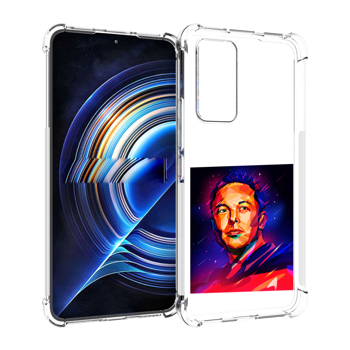 

Чехол MyPads Илон-Маск для Tecno Camon 19 Neo, Прозрачный, Tocco