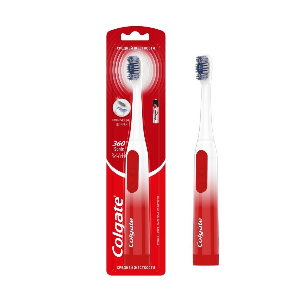 фото Электрическая зубная щетка colgate 360 sonic optic white