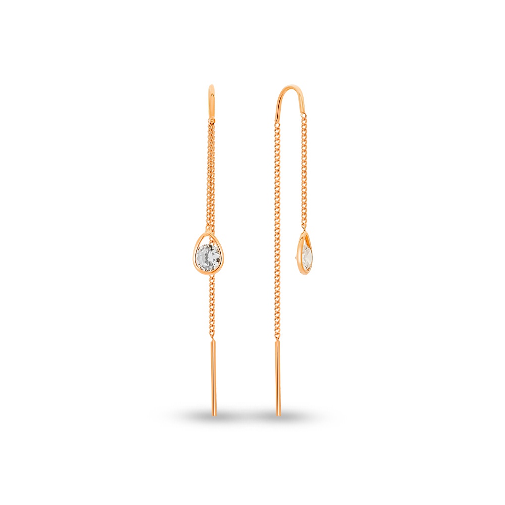 

Серьги из серебра с фианитом 585Gold 702008971, 702008971