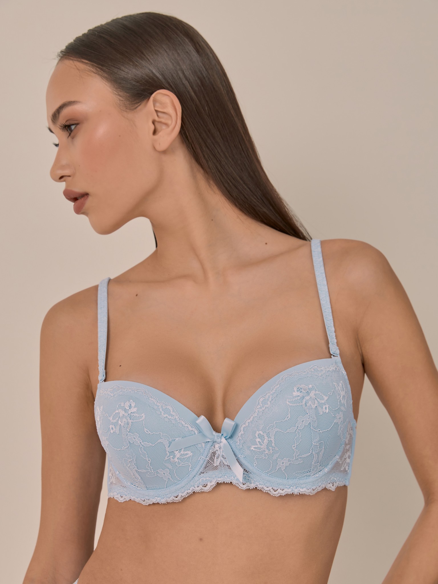 

Бюстгальтер женский Infinity Lingerie 081910C голубой 75C, 081910C