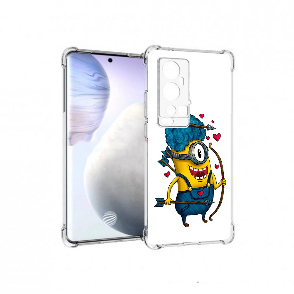 

Чехол MyPads Tocco для Vivo X60 Pro Plus Миньон купидон, Прозрачный, Tocco