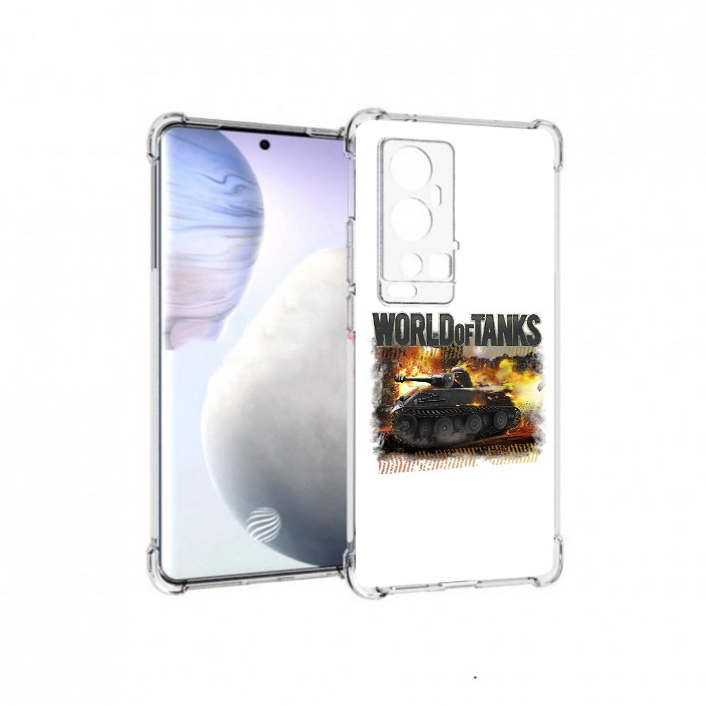 

Чехол MyPads Tocco для Vivo X60 Pro Plus Мир танков-2, Прозрачный, Tocco