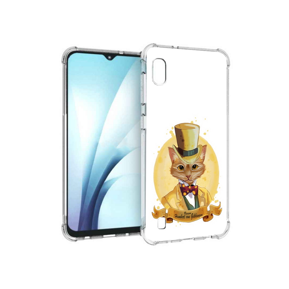 

Чехол MyPads Tocco для Samsung Galaxy A10 кот юрист (PT147645.531.401), Прозрачный, Tocco