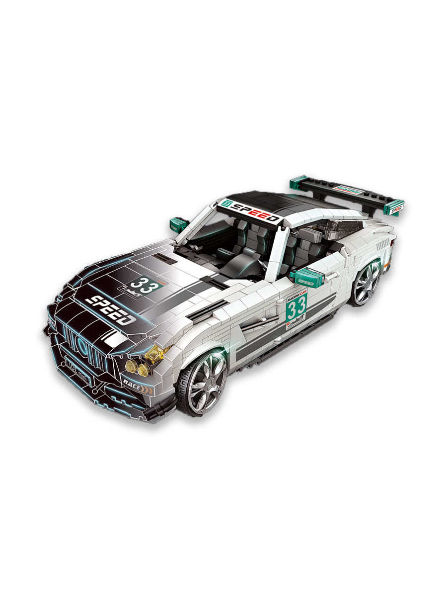 фото Конструктор loz mini гоночный автомобиль 1672 детали № 1128 racing car car model