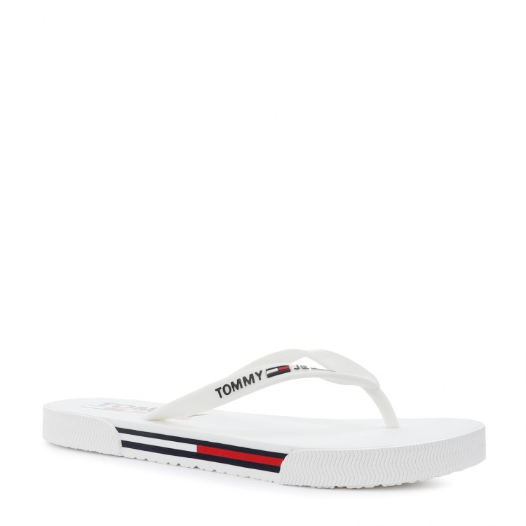 

Шлепанцы женские Tommy Jeans EN0EN01433 белые 40 EU, EN0EN01433