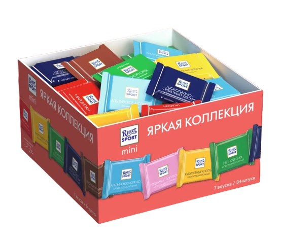 Набор мини-шоколада Ritter Sport bunter mix 1400 г