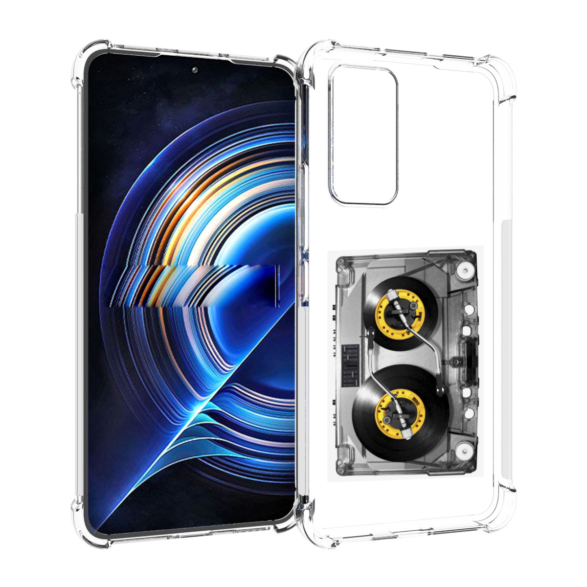 

Чехол MyPads Кассета музыкальная для Tecno Camon 19 Neo, Прозрачный, Tocco
