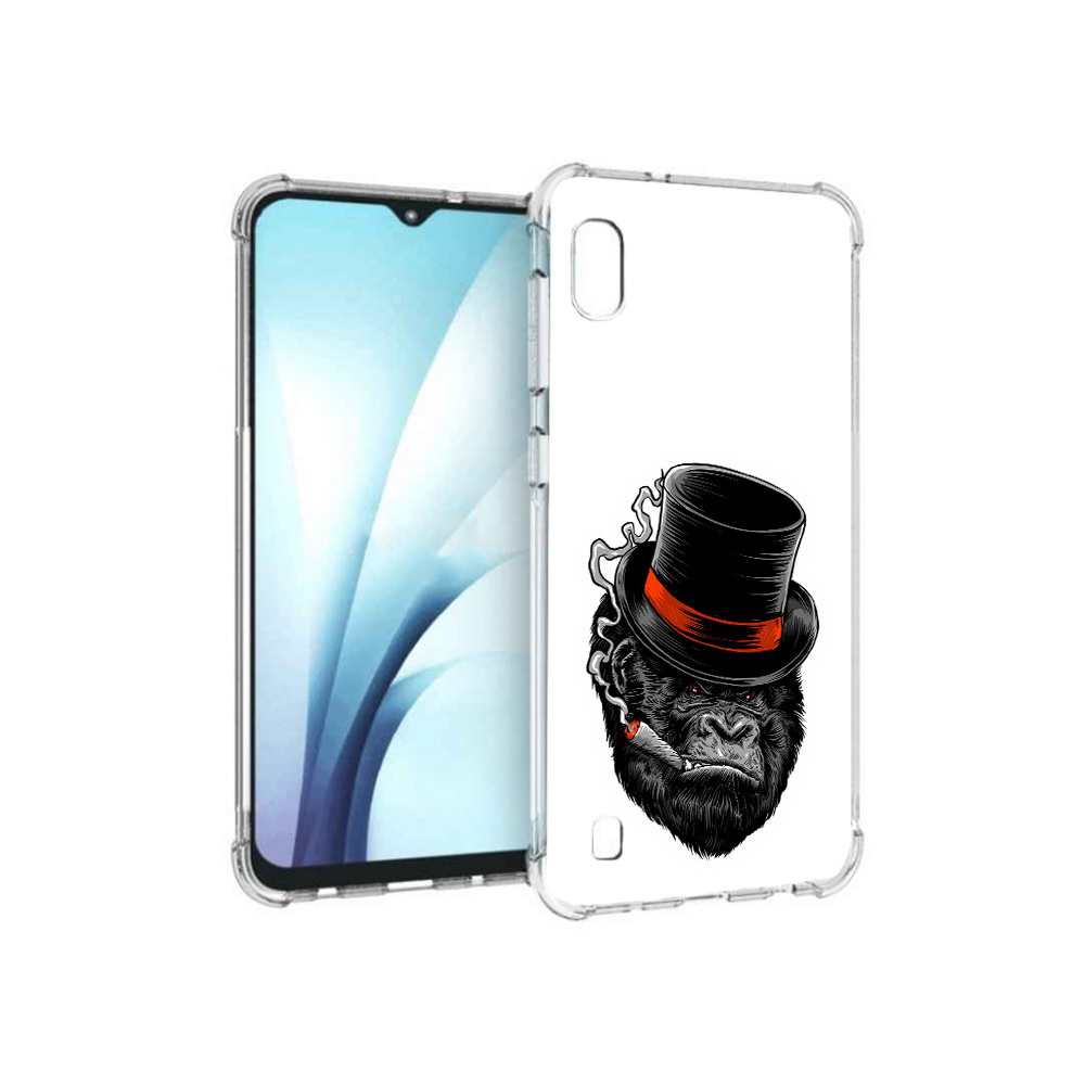 Чехол MyPads Tocco для Samsung Galaxy A10 дизайнерская горилла (PT147645.531.431)