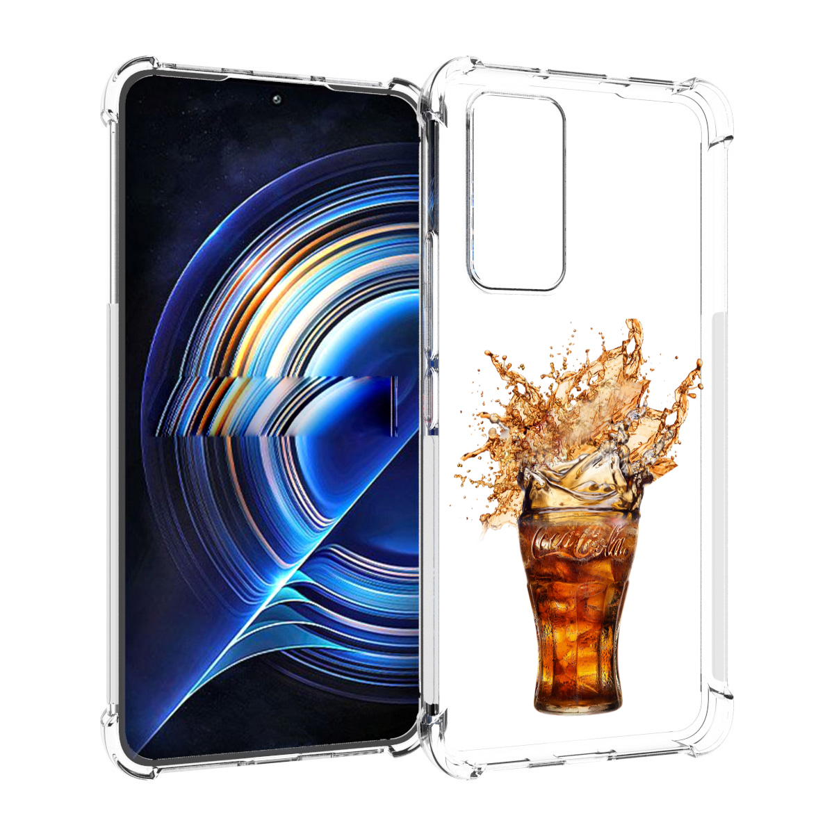 

Чехол MyPads Кола-в-стакане для Tecno Camon 19 Neo, Прозрачный, Tocco
