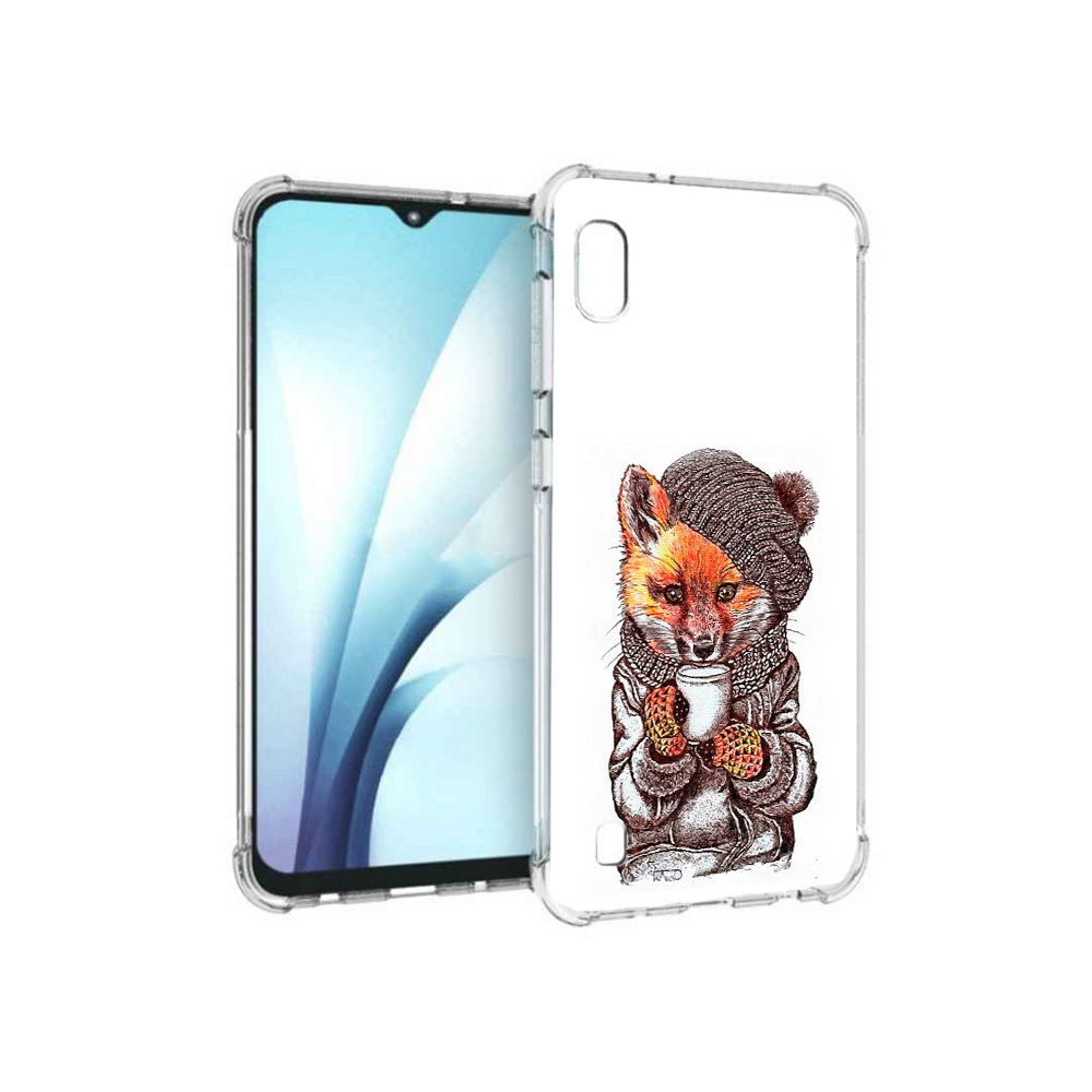 

Чехол MyPads Tocco для Samsung Galaxy A10 лиса в шапке (PT147645.531.437), Tocco