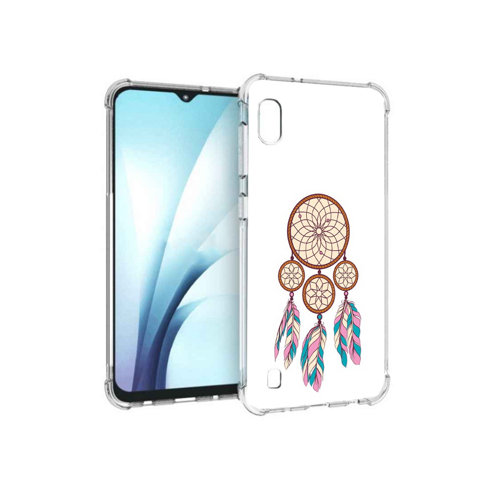 

Чехол MyPads Tocco для Samsung Galaxy A10 ловец снов бежевый (PT147645.531.442), Прозрачный, Tocco