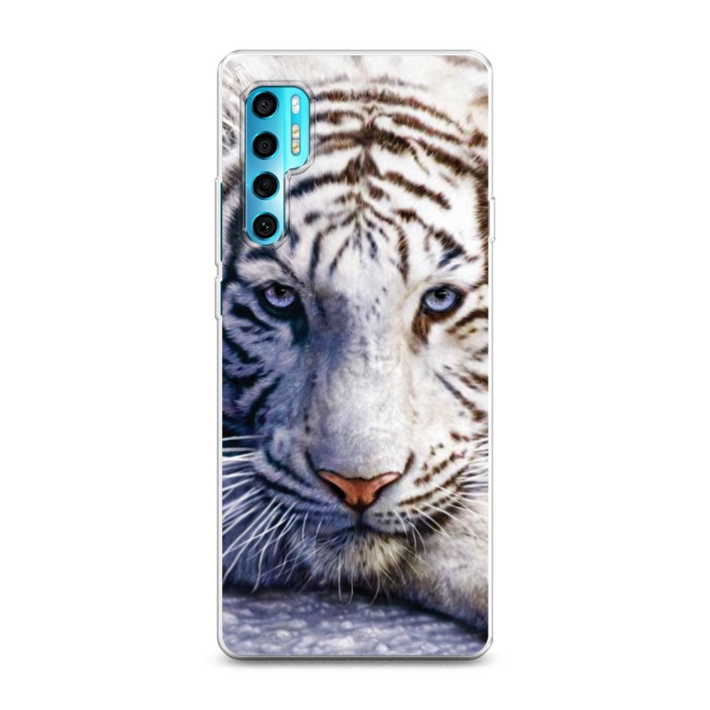 

Чехол на TCL 20 Pro 5G "Бенгальский тигр", Коричневый;белый, 290850-1