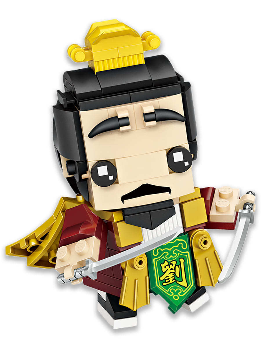 фото Конструктор loz mini полководец лю бэй 195 дет. № 1453 liu bei brickheadz