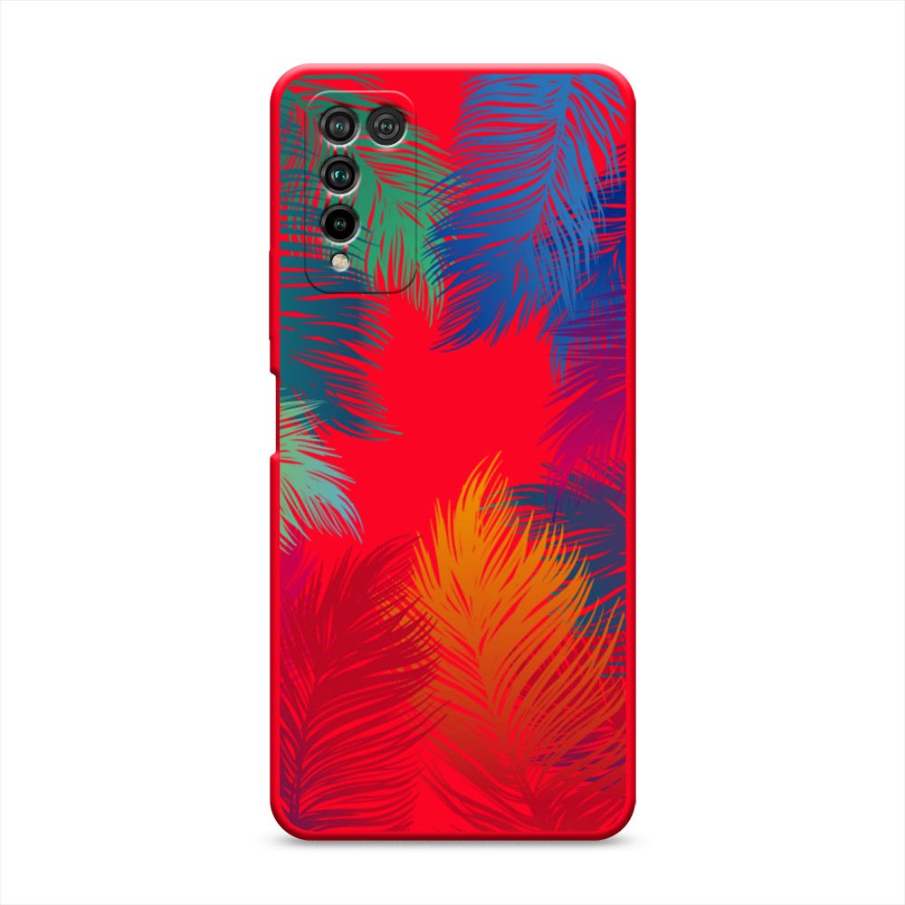 

Чехол Awog на Honor 10X Lite "Рамка из перьев"