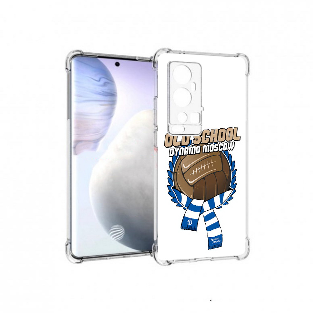 

Чехол MyPads Tocco для Vivo X60 Pro Plus ФК Динамо олд скул, Прозрачный, Tocco