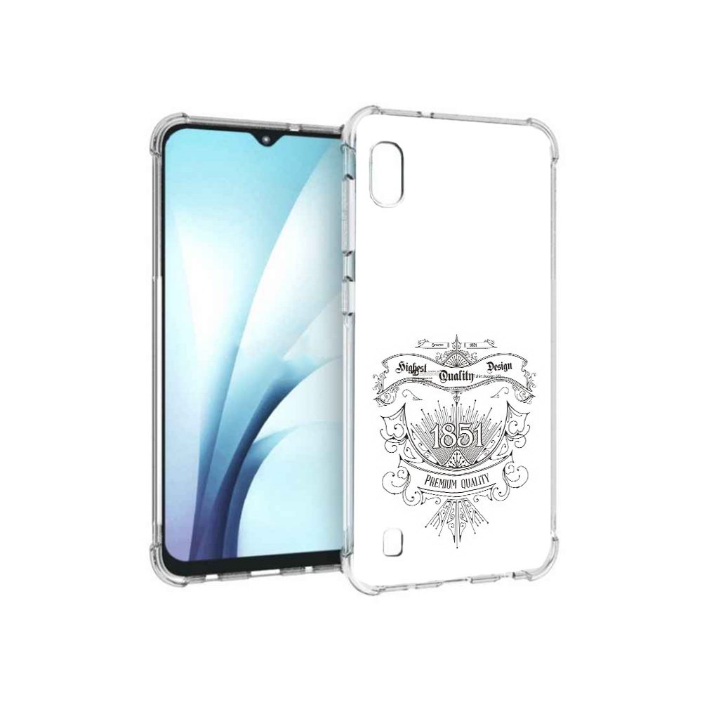 

Чехол MyPads Tocco для Samsung Galaxy A10 логотип 1851 год (PT147645.531.444), Прозрачный, Tocco