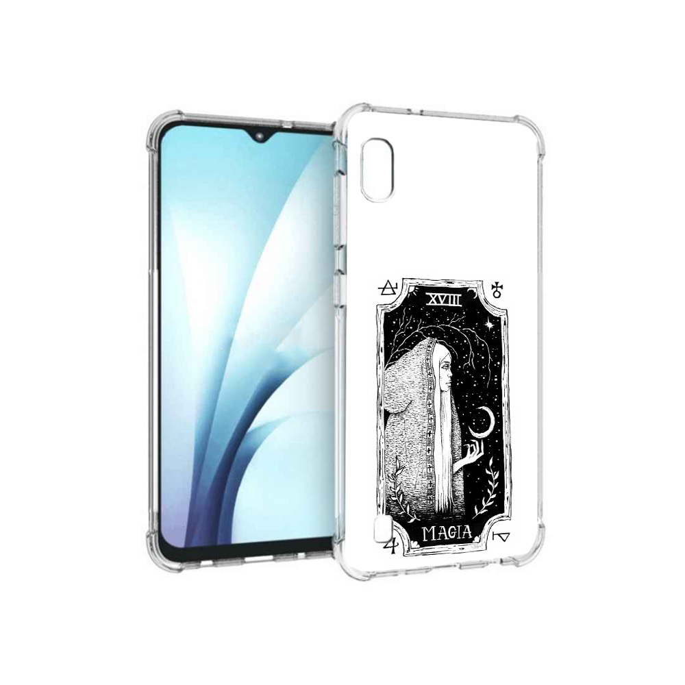 

Чехол MyPads Tocco для Samsung Galaxy A10 лунная магия (PT147645.531.447), Прозрачный, Tocco