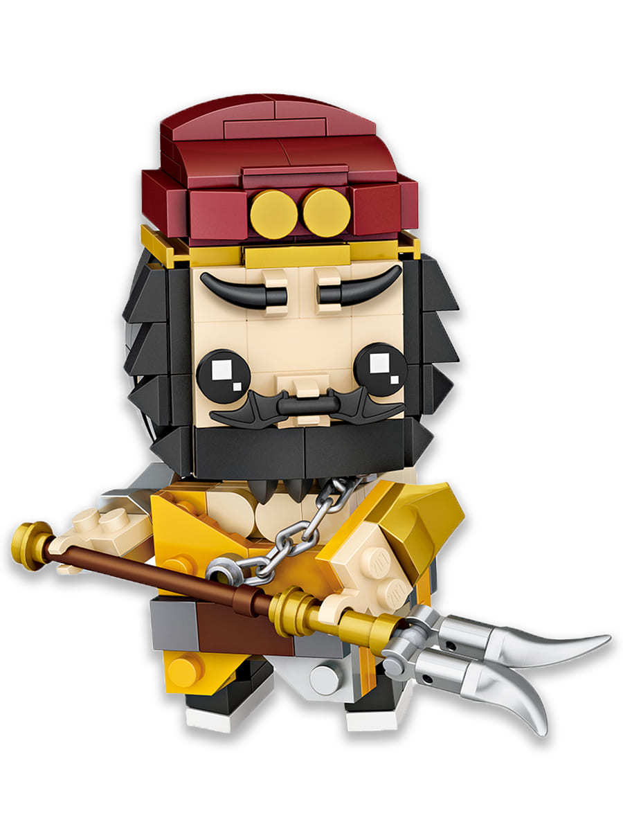 фото Конструктор loz mini военачальник чжан фэй 200 дет. № 1455 zhang fei brickheadz