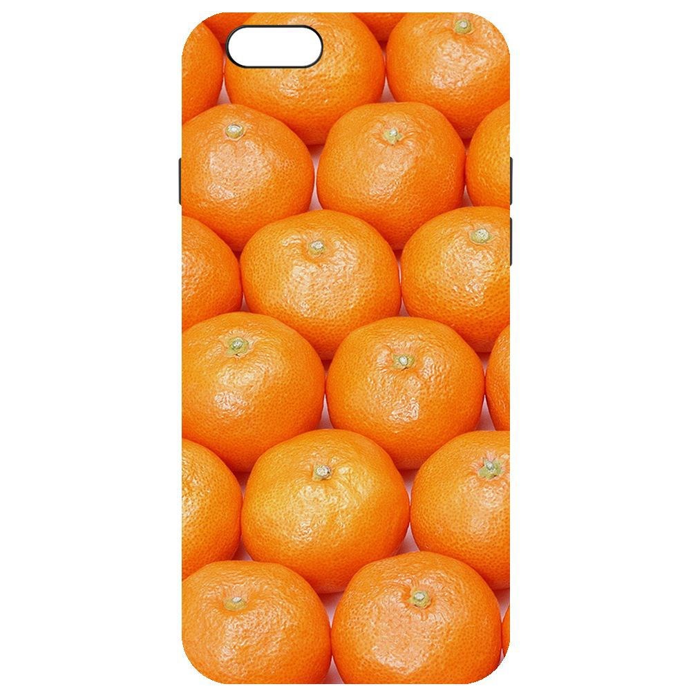 

Чехол-накладка Krutoff Софт Кейс Мандаринки для iPhone 6/6s черный