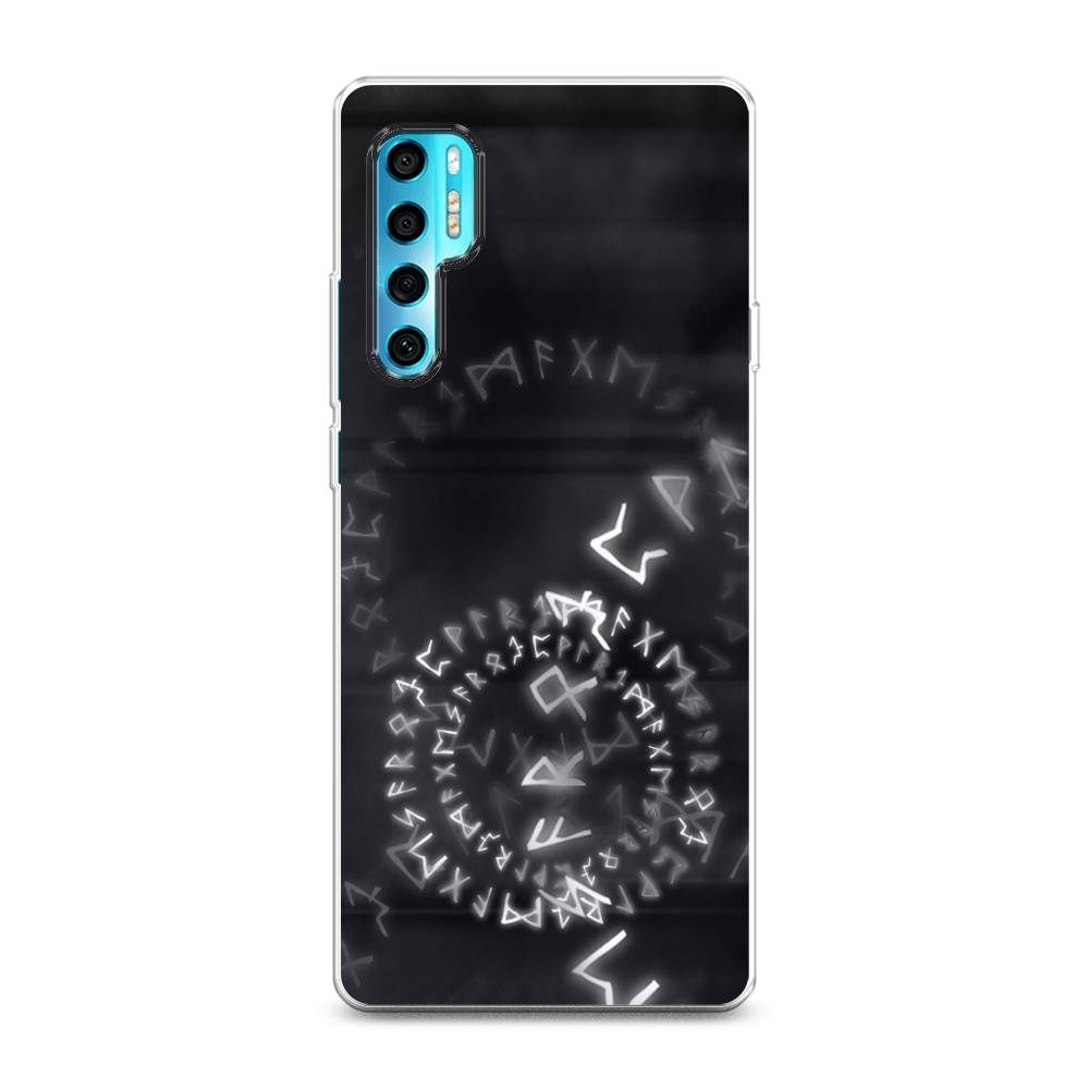 

Чехол на TCL 20 Pro 5G "Руны", Серый;черный, 290850-3