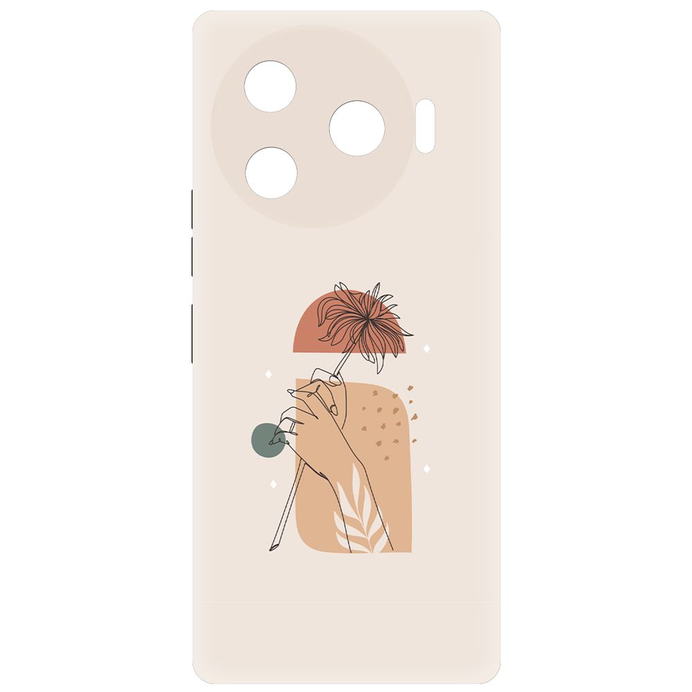 

Чехол-накладка Krutoff Soft Case Романтика для TECNO Camon 30 Pro 5G черный
