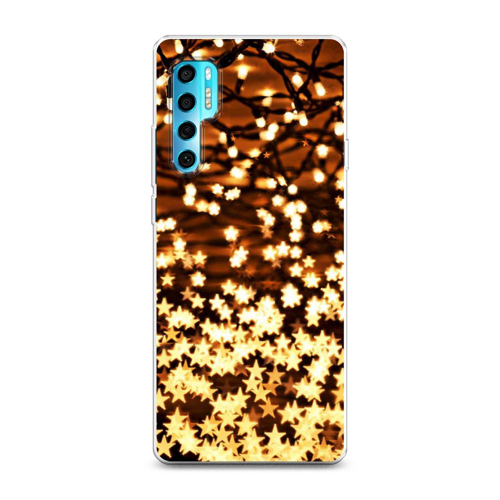 

Чехол на TCL 20 Pro 5G "Новогодняя гирлянда", Золотистый, 290850-5