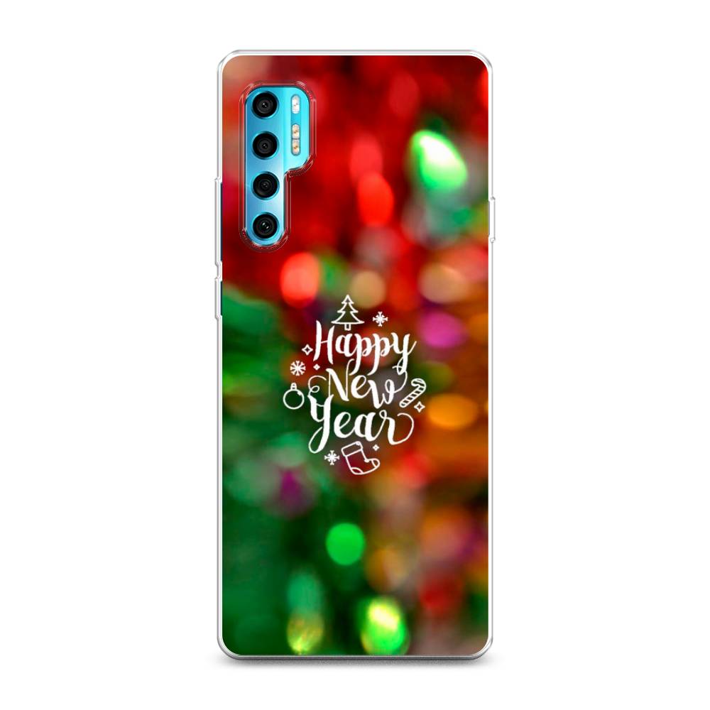 

Чехол на TCL 20 Pro 5G "Новый Год на елке", Зеленый;красный;желтый, 290850-5