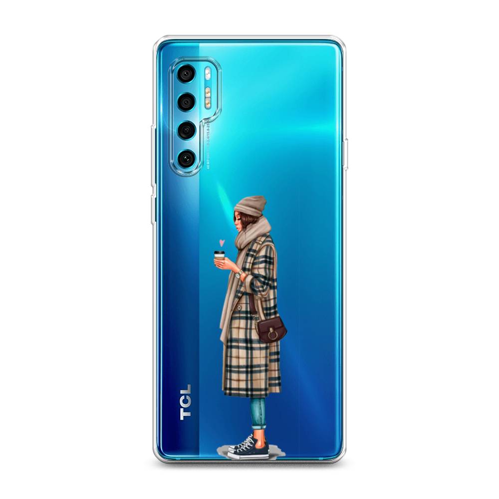 

Чехол на TCL 20 Pro 5G "Утренний кофе", Коричневый;бежевый, 290850-6