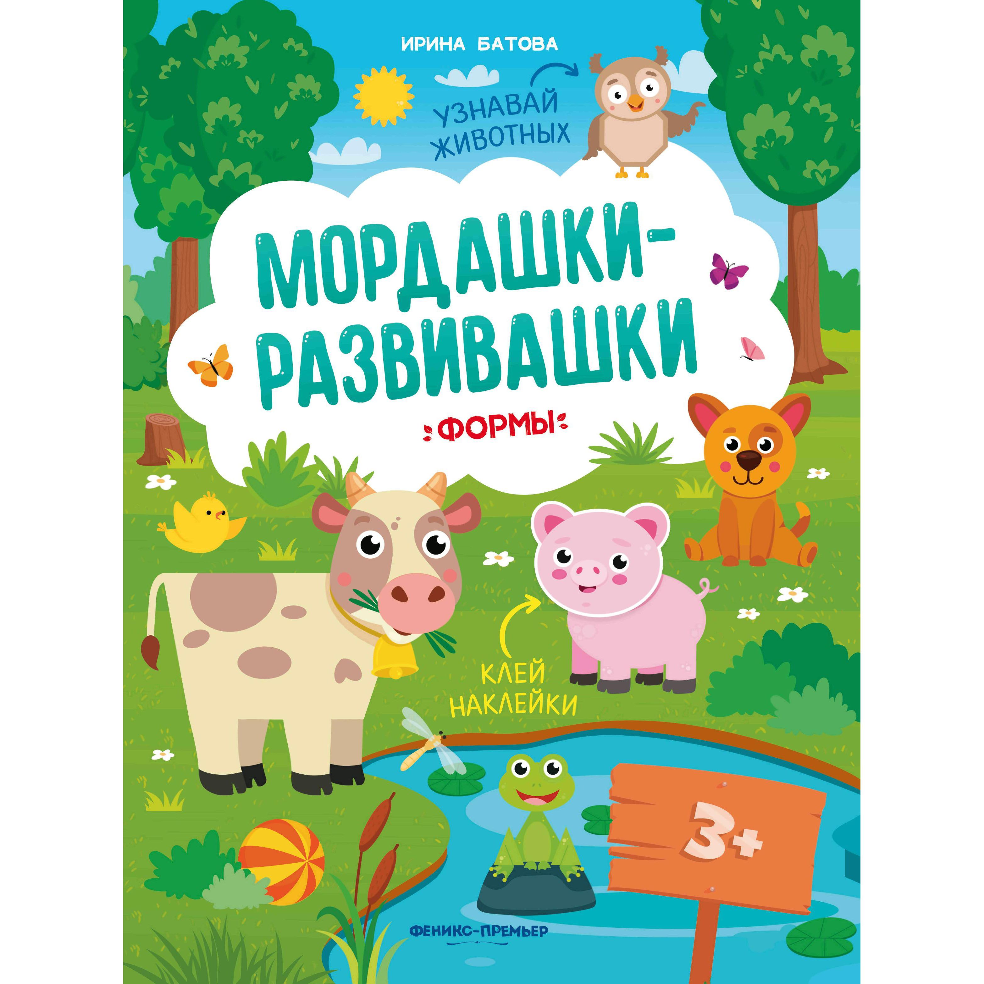 фото Книга-активити феникс «формы мордашки-развивашки» 3+