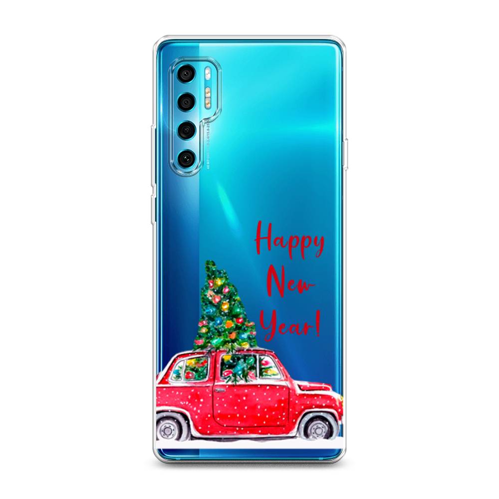 

Чехол на TCL 20 Pro 5G "Happy New Year", Красный;зеленый, 290850-5