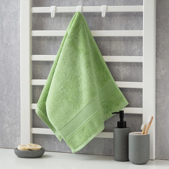 

Полотенце махровое Этель «Уют» 35x75 см, цв. зеленый 100% хл, 600 гр/м2, Этель: махровые полотенца