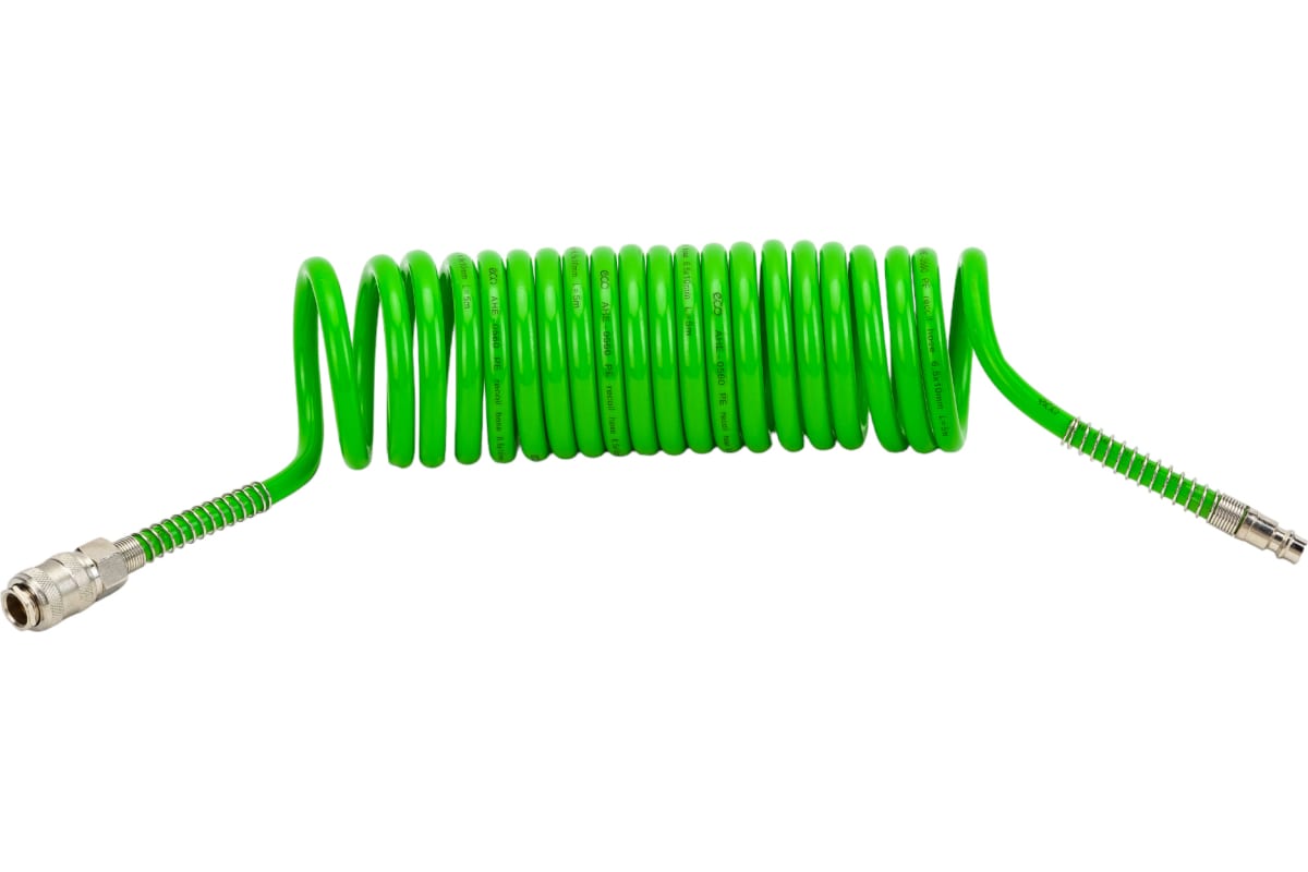 фото Шланг полиэтиленовый спиральный 6.5/10 мм, 5 м eco ahe-0560 eko