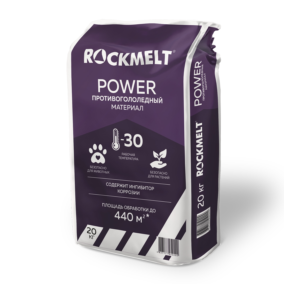 Антигололед Rockmelt Power 1501862958, 20 кг