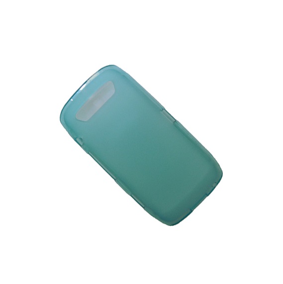 

Чехол для BlackBerry 9850/9860 силиконовый матовый <голубой>
