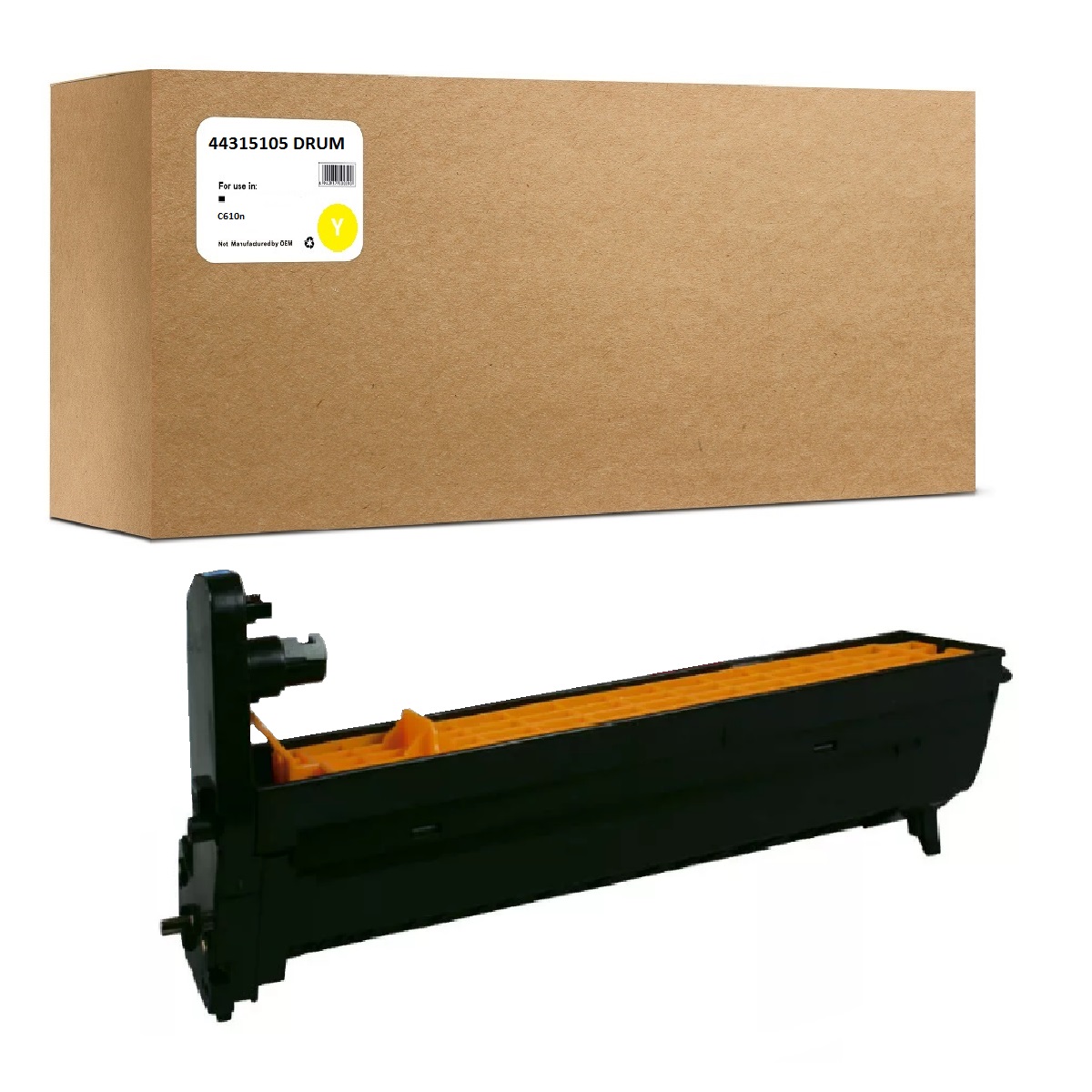 

Драм-картридж OEM для OKI C610n DRUM 20K Yellow Compatible (совместимый), Желтый, OEM C610Y (44315105) DRUM