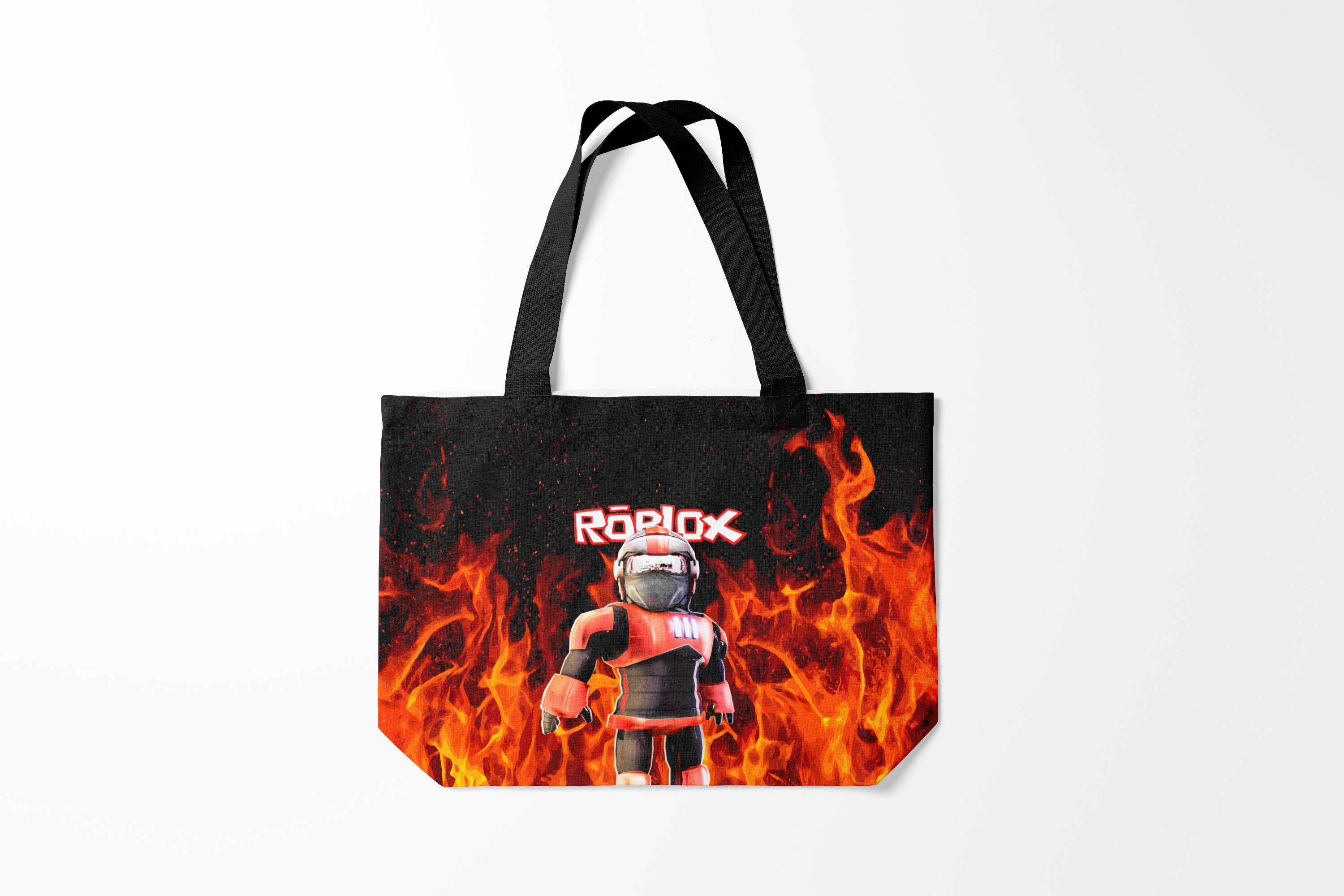 

Сумка шoппер унисекс Burnettie Roblox FIRE РОБЛОКС ОГОНЬ ПОЖАРНЫЙ, черный, Roblox FIRE РОБЛОКС ОГОНЬ ПОЖАРНЫЙ