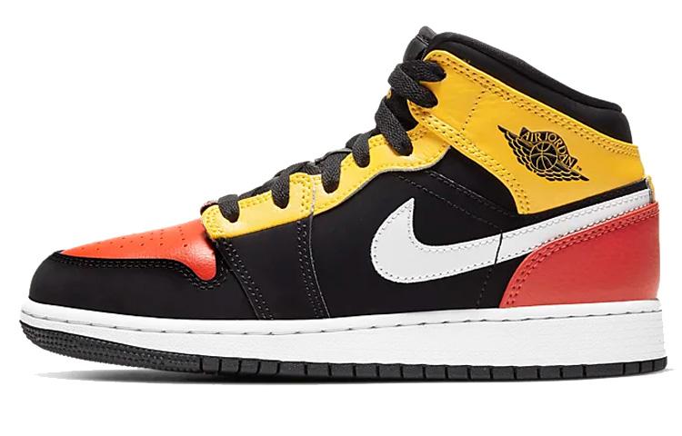 

Кеды унисекс Jordan Air Jordan 1 Mid SE GS разноцветные 39 EU, Разноцветный, Air Jordan 1 Mid SE GS