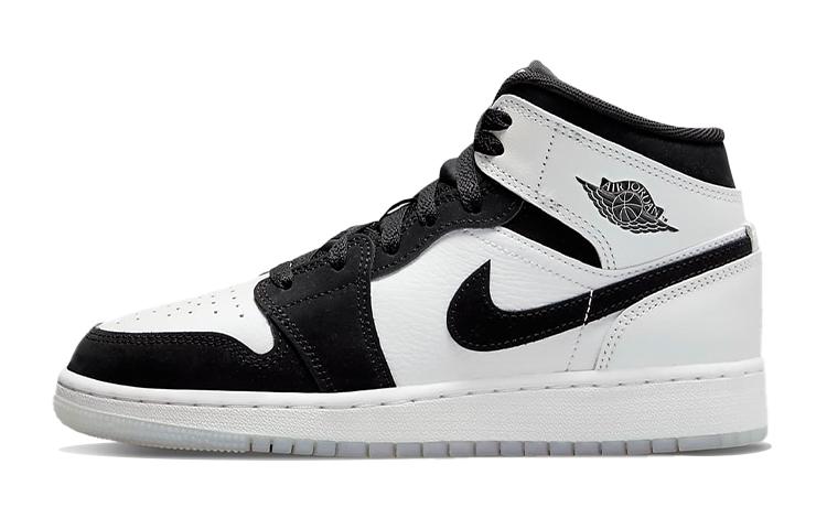 

Кеды унисекс Jordan Air Jordan 1 Mid SE GS белые 36 EU, Белый, Air Jordan 1 Mid SE GS